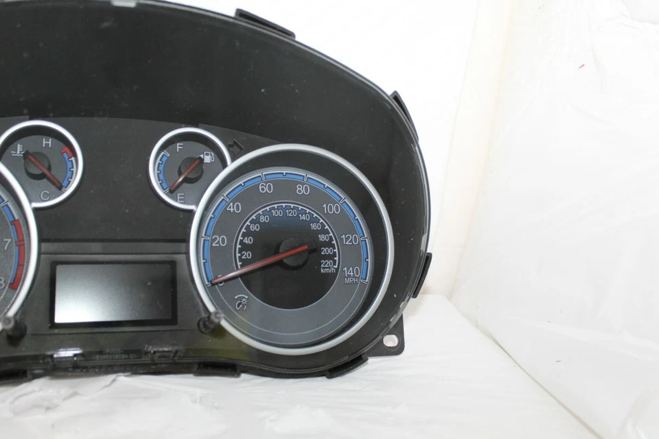 Speedometer Instrument Cluster Dash Panel Gauges 2013 Suzuki SX4 51,635 Miles - Image 3 of 4