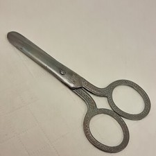 Vintage Steel USA Fancy Handle 4" Inch Crafting Scissors