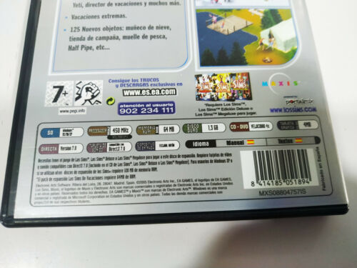 Los Sims de Holiday Disc Expansion Set for PC Cd-rom Edition Spain - Picture 3 of 4