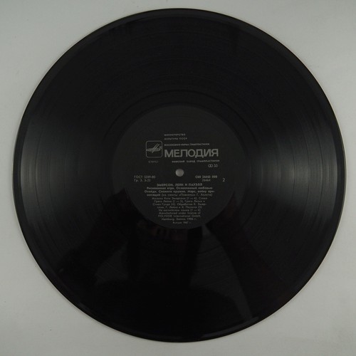 EMERSON LAKE & POWELL Soviet Union LP, RARE label: BLACK RIGA 1987 - Foto 6 di 6