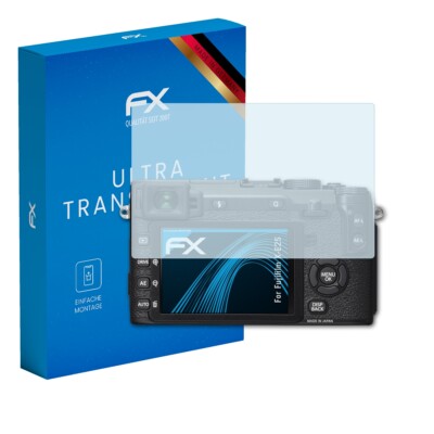 atFoliX 3x Displayschutzfolie für Fujifilm X-E2S Schutzfolie klar Folie