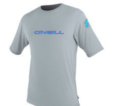 O'Neill Skins Graphic SS Rash Tee M Cool Grey