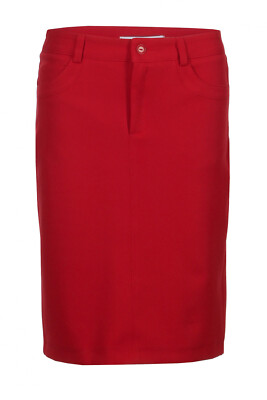 Short red skirt with yoke Size 2, 4, 6, 8, 10 US Fashionable NEW High  Quality