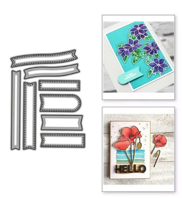 Banner Label Metal Cutting Dies Scrapbooking Cut Stencil DIY Card Make Craft Banner Label Metal Cutting Dies Scrapbooking Cut Stencil DIY Card Make Craft