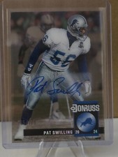 Pat Swilling 2024 Donruss Clearly Retro Auto / 199