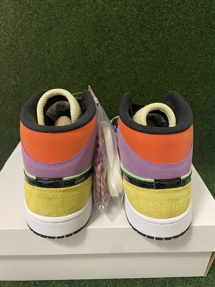 Nike Air Jordan 1 Mid SE Multi-Color Lightbulb Size 8 Women Nike Air Jordan 1 Mid SE Multi-Color Lightbulb Size 8 Women