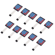 10pcs 4x4 Keypad 16 Key Matrix Array Membrane Switch 8pin Keyboard for Arduino