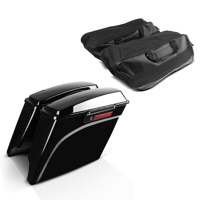 Maletas laterales Stretched LB para Harley Road King 94-13 con Bolsas interiores