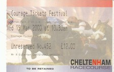 Ticket - Cheltenham National Hunt Festival 15.03.2000