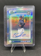 2024 Panini Donruss Optic Rated Prospects Signatures Charlee Soto #163 Auto