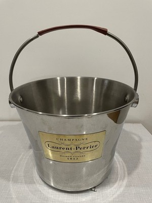 Laurent-Perrier-Champagnerkühler aus Edelstahl Extra Groß, Durchmesser ca. 38 cm