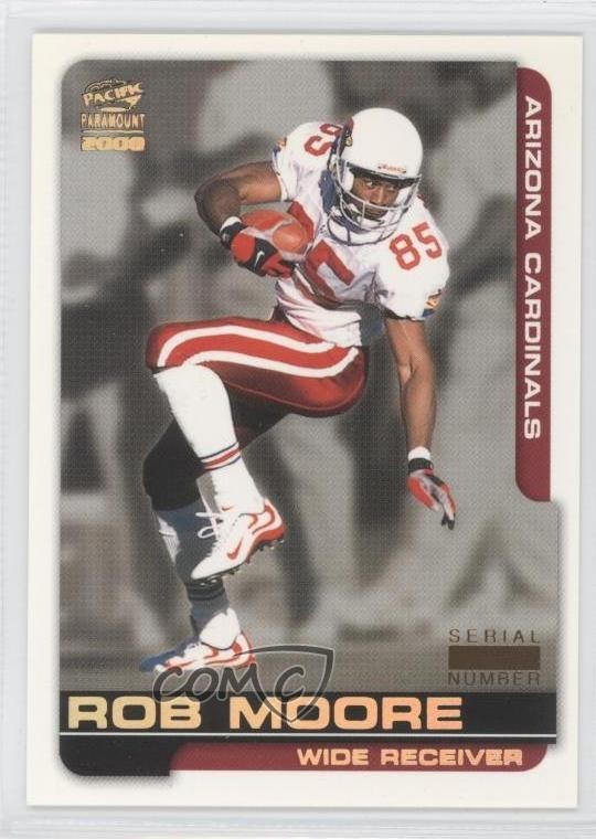 2000 Pacific Paramount Holo Gold Missing Serial Number Rob Moore #3 0a1