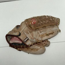 Rawlings RBG 4 PRO Basket-Web Fastback RHT Leather Softball 13  Glove Leather