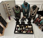 Estate Costume Jewelry Lot 125 Piece Mixed Metals Vintage Modern Variety 2603