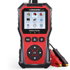KW331 Car Battery Tester with Cloud Printing 10-2000CCA 6/12/24V Lead-Acid, AGM,