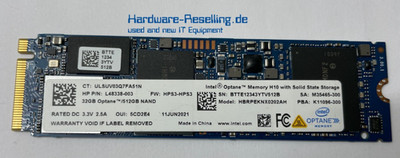 HP Intel Optane H10 512GB SSD M.2 2280 PCIe NVMe HBRPEKNX0202AH L48338-003