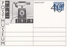 1979 Netherlands card 50th Anniversary Post Museum unused