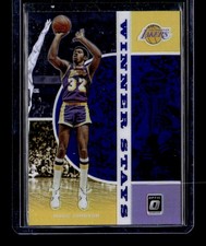 2019-20 Donruss Optic #1 Magic Johnson Winner Stays Gold Wave Los Angeles Lakers