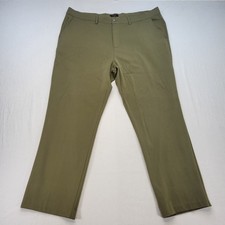 Quince Smart Chino Mens 40x30 Green Ultra-Stretch 24/7 LB73852