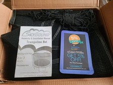 Skybound N1-1516200000 15ft. Trampoline Net 3 Arches - Sleeves, Round NEW 