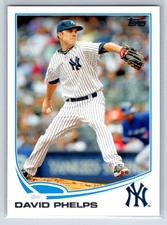 2013 Topps Update #US127 David Phelps New York Yankees