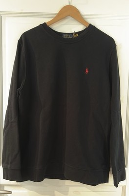 Ralph Lauren Pullover Größe XL Dunkelblau Herren 100% Baumwolle Wie Neu Top