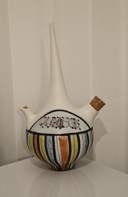 Roger Capron Vallauris Keramik Karaffe J43 Quetsch Mid Century