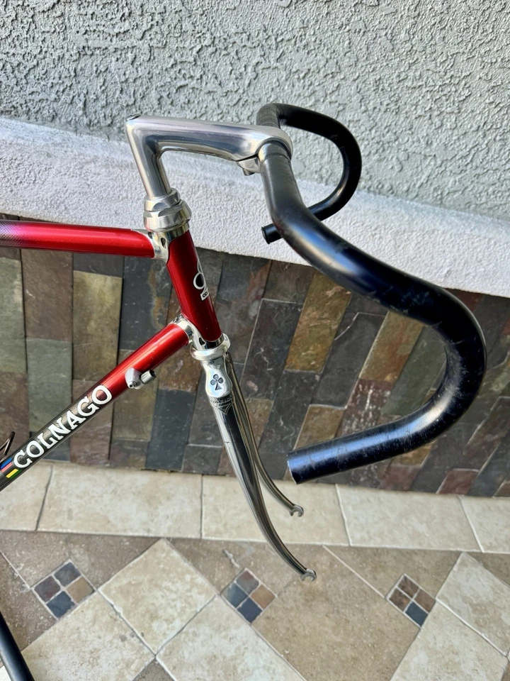 Bicicleta de Carretera Colnago Super Columbus Cromor De Colección 54cm 700c Acero Italia Freno de Llanta Foto 2 de 4