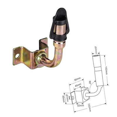 Halter Rundumleuchte drehbar 12V / 24V + Kabel Halterung Warnleuchte DIN-Buchse