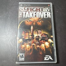 Def Jam Fight for NY The Takeover CRACKED CASE Sony PSP EA Games Fighting UMD