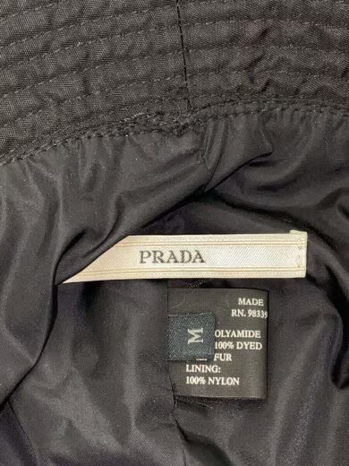 PRADA Hat/ Medium/ Polyester/ Black/ Solid Color/… - image 5