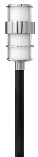 Hinkley Lighting H1901 Saturn 120v 1 Light 21.75" Tall Post Light - Stainless - Picture 1 of 6