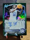 2025-26 Bowman Chrome U #CPA-00 Otega Oweh Reptilian Green Refractor Auto /99