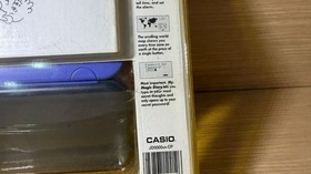 READ INFO- Blister- Casio Club my magic Diary Cool JD-5000 Game & watch loopy