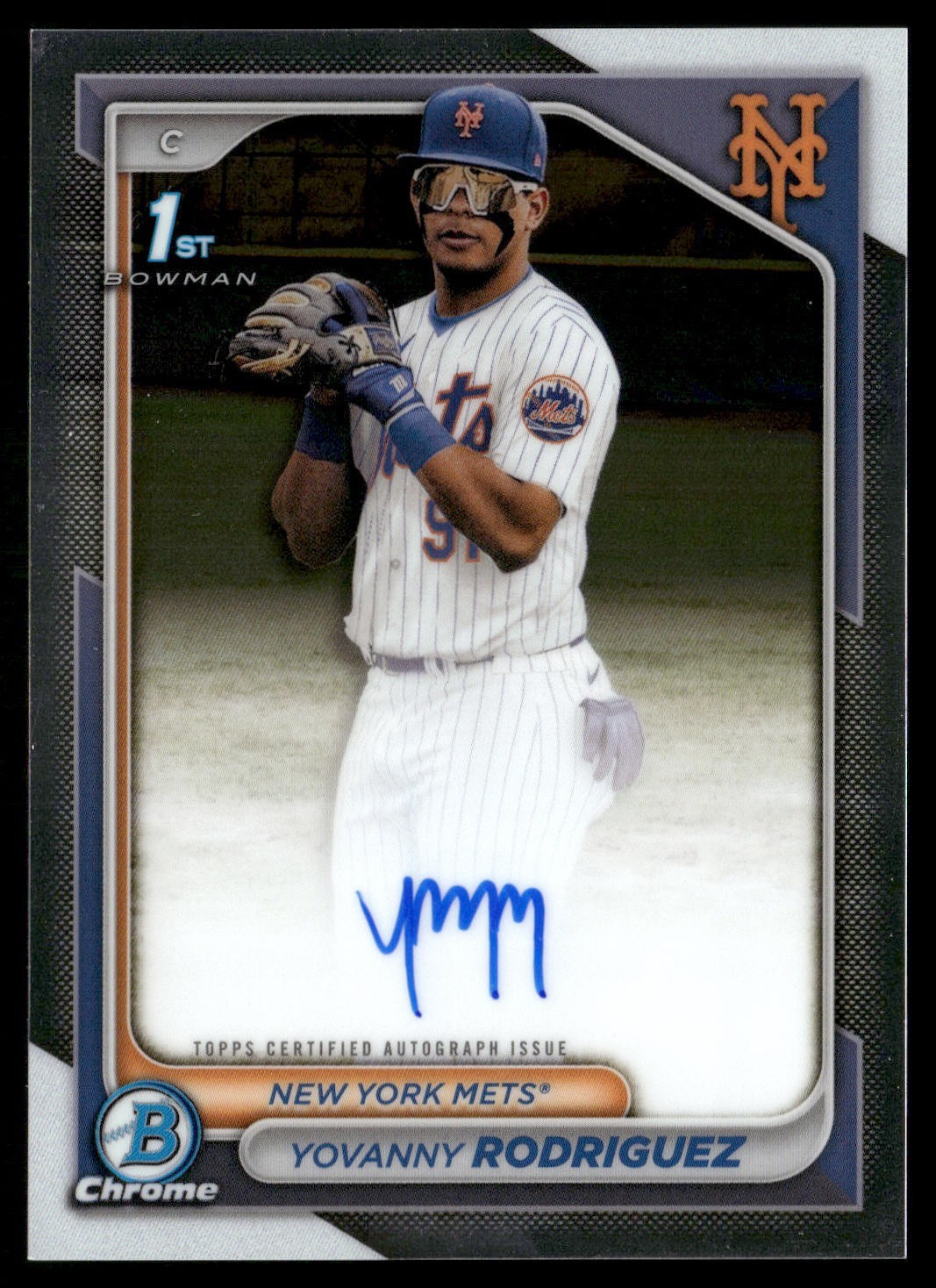 2024 Bowman Chrome - Prospect Autographs Yovanny Rodriguez #CPA-YR
