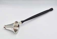 VINTAGE STERLING SILVER 9 INCH CONICAL CANDLE SNUFFER Birmingham 1987
