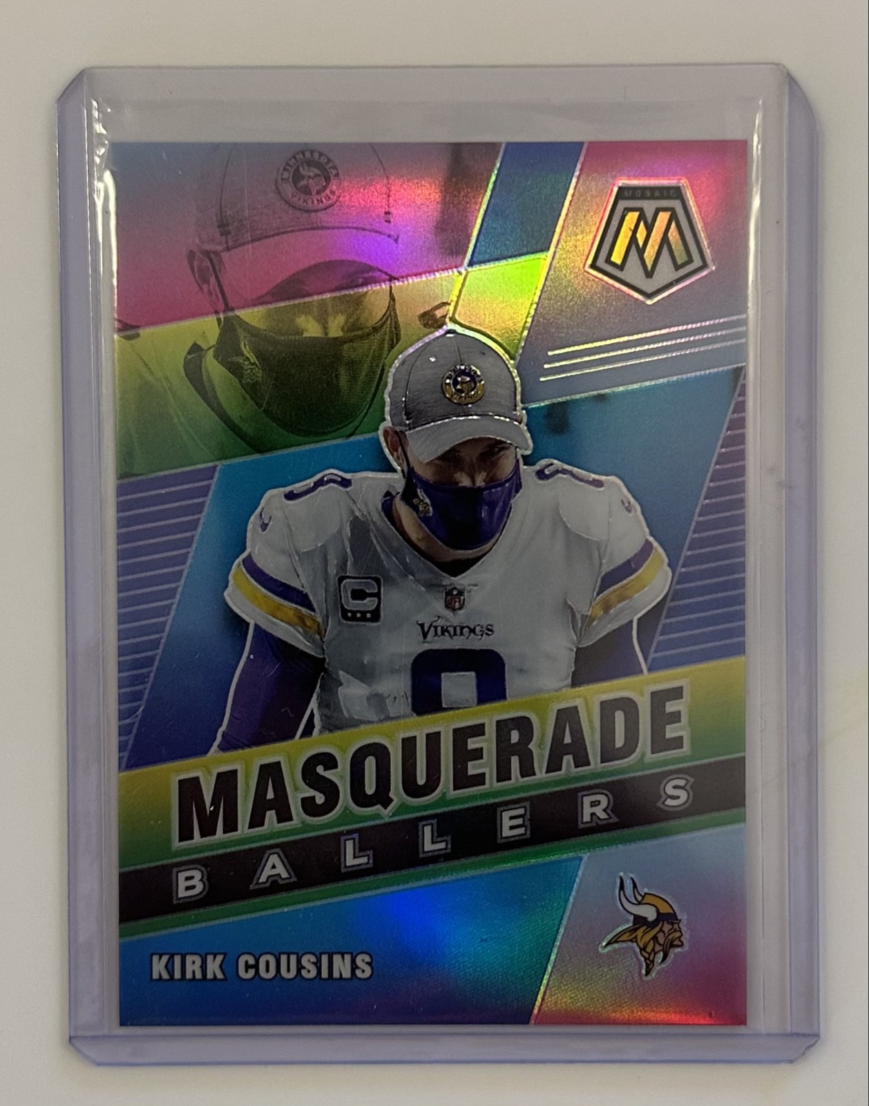 2021 Panini Mosaic - Masquerade Ballers Kirk Cousins #MB23