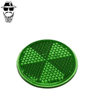 ORIGINAL LOWRIDER 42mm Mirror Reflector Green Replacement Diamond Rectangle V.