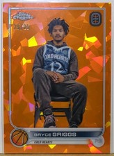 2022-23 Topps Chrome OTE - Bryce Griggs #20 Orange Refractor/25 Cold Hearts