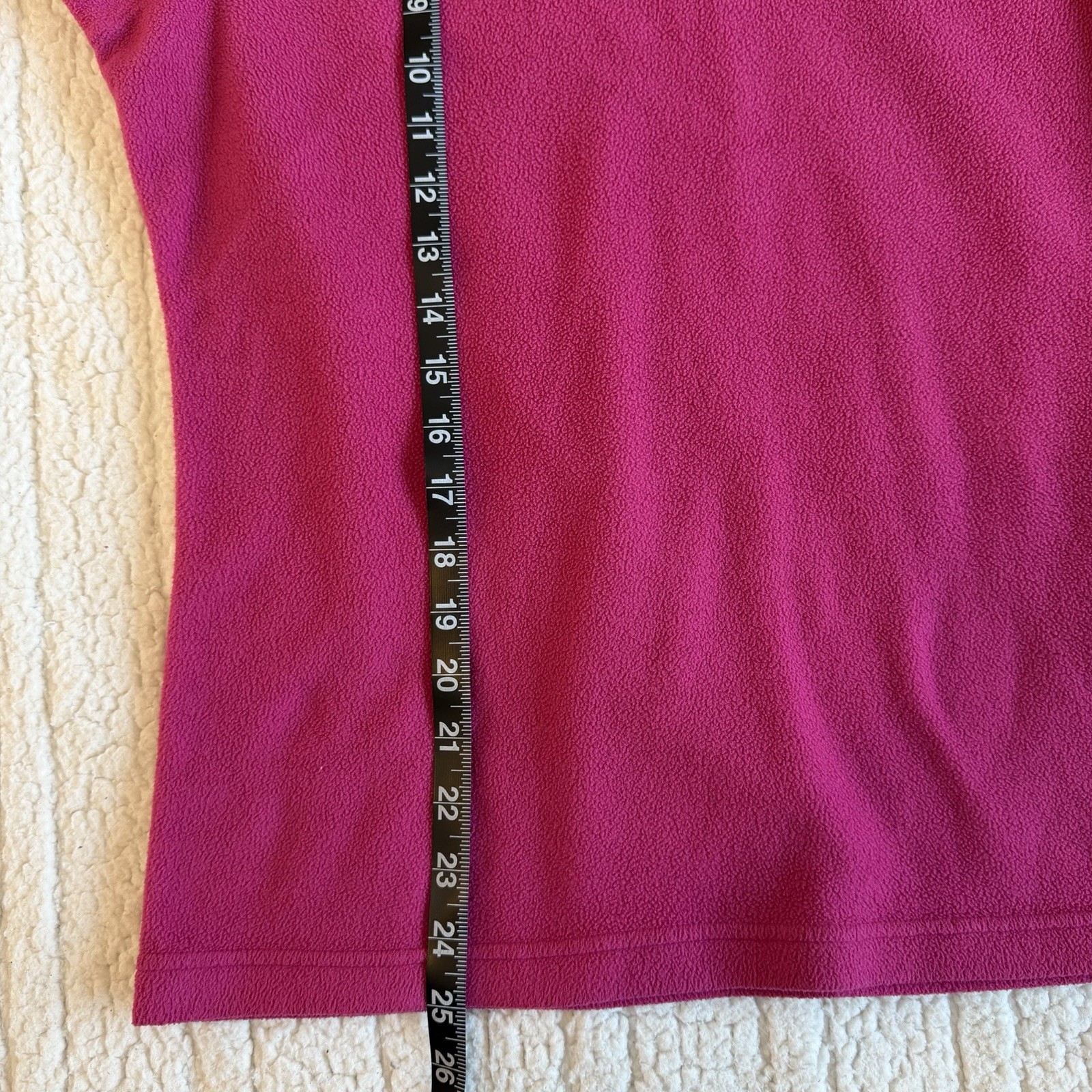 Patagonia Women's Micro D Quarter Zip Fleece Pullover Medium Pink Jacket thumbnail 8