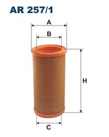 Luftfilter Filtron AR 257 1 FÜR Renault Ansaugluftfilter