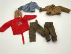 Vintage 1960/70's 12" GI-Joe Clothing Lot Japan Hong Kong 5 Pieces