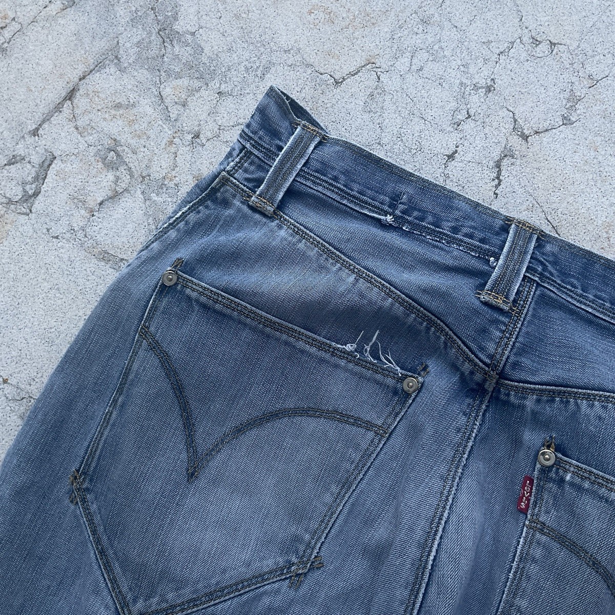パンツ 00s Y2K LEVIS ENGINEERED JEANS ZIP DENIM Vintage 00s Y2K Levi's Engineered Jeans Twisted Denim Pants