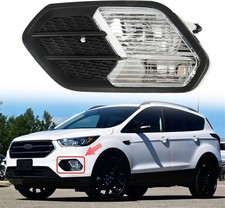Front Bumper Fog Lights Replacement for 2017 2018 Escape Kuga Lamp Cover LH