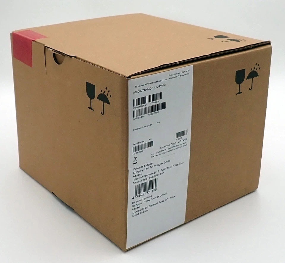 NEW Fujitsu Nvidia T400 4GB GDDR6 PCIe 3.0 x16 3x MiniDP Graphics GPU PY-VG4T2L - Image 3 of 4