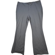 Halara Flare Leg Pant Women 2X Gray High Waisted Athleisure Workwear New stretch