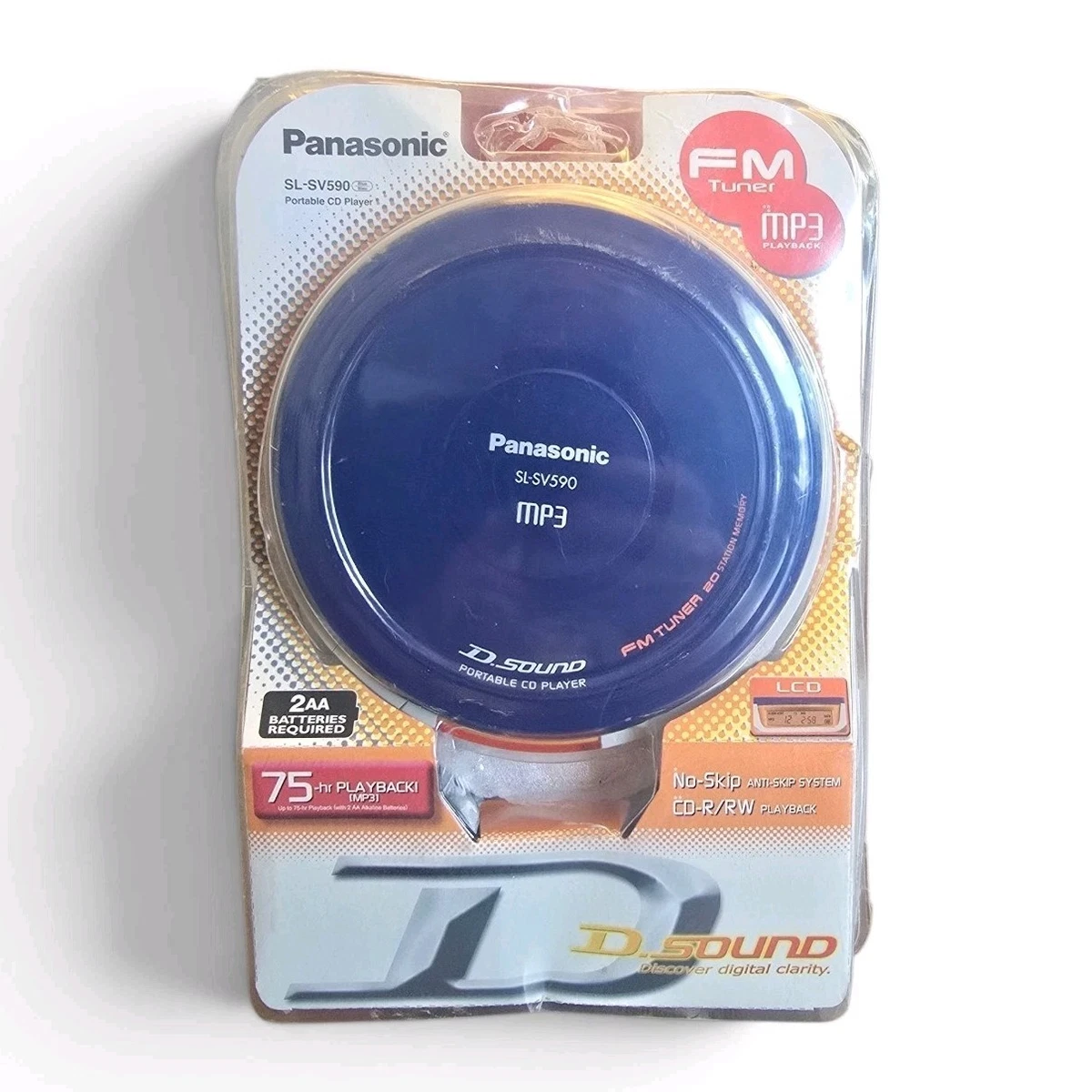 Las mejores ofertas en Reproductores de CD personal Panasonic Azul
