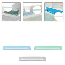 Bathtub Guard Silicone Easy to Install Leakproof Keep Tidy Multi Functional with