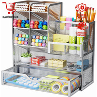 Schreibtisch-Organizer Multifunktional Stiftehalter Mit Schublade Aufbewahrung