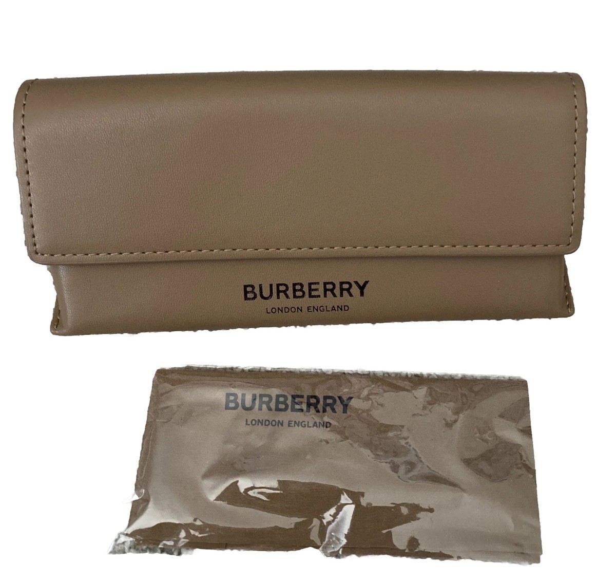 Burberry London Tan Brown Case Glasses or Sunglasses Soft 